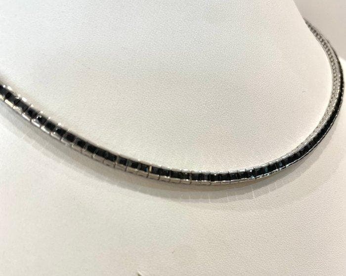 Sans prix de réserve - Collier Argent - 5.16ct. tw. Diamant, Bijoux, Sacs & Beauté, Colliers