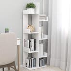 vidaXL Boekenkast 48x25,5x140 cm bewerkt hout wit, Verzenden