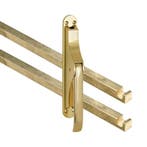 Pomp-espagnolet Elegant messing ongelakt inclusief 2 stangen, Doe-het-zelf en Bouw, Deuren en Vliegenramen, Nieuw