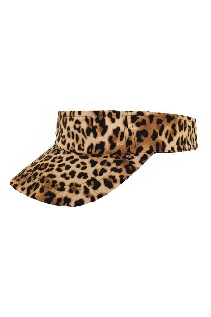 Zonneklep Panterprint Pet Luipaardprint Open Visor Zonnehoed, Kleding | Heren, Hoeden en Petten, Nieuw, Ophalen of Verzenden