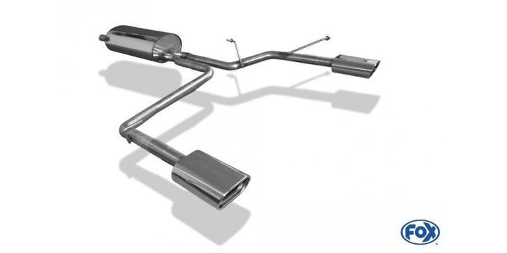 FOX Lexus RX 400H - HXU3 einddemper uitgang rechts/links - 1, Auto-onderdelen, Uitlaatsystemen, Nieuw, Verzenden