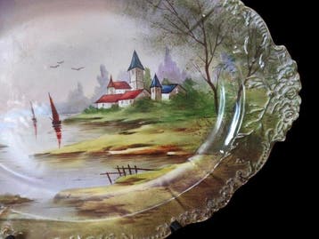 Limoges - Jean Pouyat - Serveerschaal - Porselein