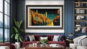 Mrs Art Prime - The Mystical Evening Lights in Van Gogh