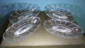 Val Saint Lambert - Charles Graffart - Tafelservies (4) -, Antiek en Kunst