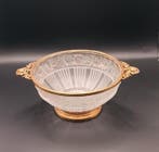 DAUM Lorrain Nancy France Art Deco Centerpiece Bowl - Gilt, Antiek en Kunst