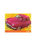 1957 RENAULT DAUPHINE BROCHURE NEDERLANDS