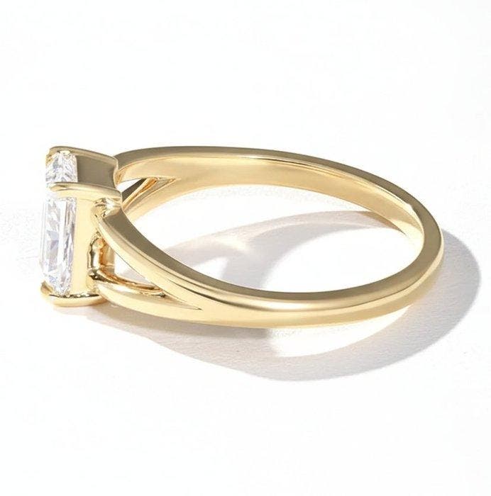 Bague - 14 carats Or jaune - 2.53ct. tw. Diamant (Cultivé en, Handtassen en Accessoires, Ringen