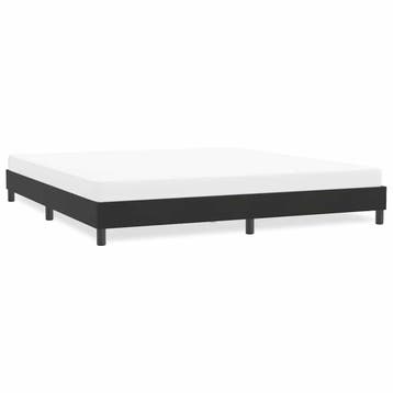 vidaXL Bedframe zonder matras 180x210 cm fluweel zwart, Huis en Inrichting, Slaapkamer | Bedden, Verzenden, Nieuw