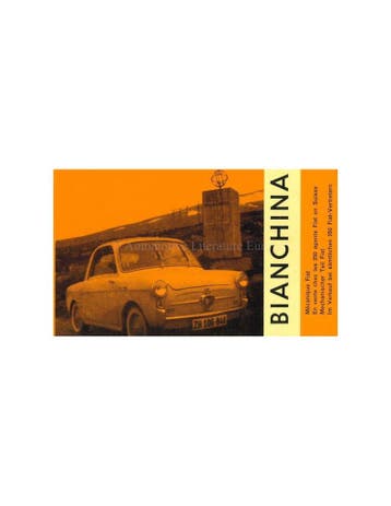 1959 AUTOBIANCHI BIANCHINA BROCHURE FRANS / DUITS, Ophalen of Verzenden