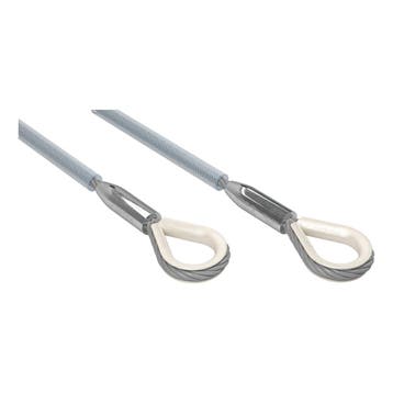 FORTEX PVC Steel 3 meter - Ø10mm 1T staalkabel 6x 36 + stk, Verzenden, Nieuw