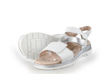 Caprice Sandalen in maat 40 Wit, Verzenden, Wit, Sandalen of Muiltjes, Zo goed als nieuw