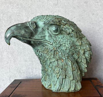 Beeld, Exclusief adelaar sculptuur - 20.5 cm - Brons