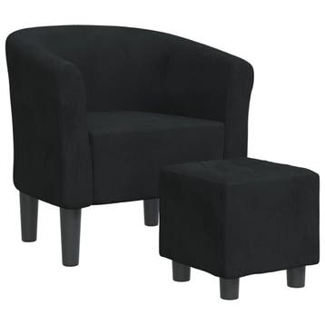 Kuipstoel fluweel -35% | Retour Deal | Snel beslissen, Kunststof, Verzenden, Minder dan 75 cm, Zo goed als nieuw