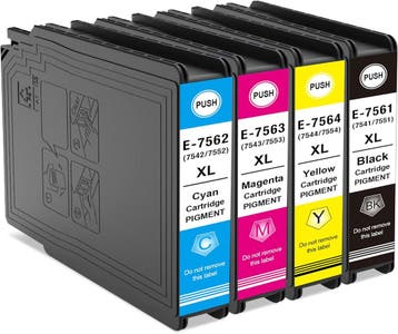 Inkt T7561-4 voor WF-8090 | 10k pag. retour deal, pak die..., Verzenden, Nieuw, Cartridge, Yongairuink