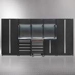 Datona Werkplaatsinrichting PREMIUM met RVS werkblad 385 cm, Ophalen of Verzenden, Nieuw