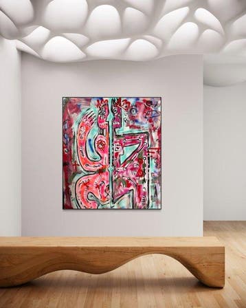 Timo Wedell - Mystical Connection - XXL - Basquiat Style