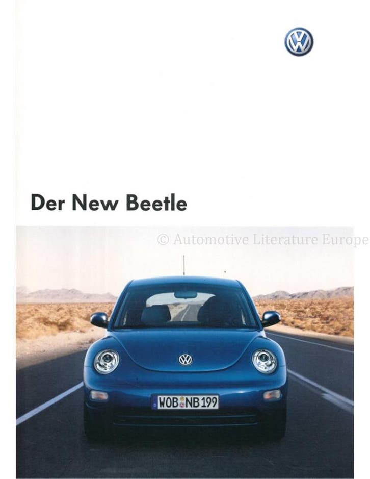 2003 VOLKSWAGEN NEW BEETLE BROCHURE DUITS, Boeken, Auto's | Folders en Tijdschriften, Ophalen of Verzenden