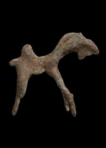 Bronstijd Brons Paardenbeeldje (Zonder minimumprijs)