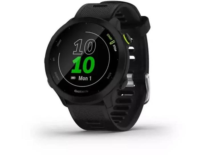 Garmin Forerunner 55 - GPS Sporthorloge - Hartslag- en, Handtassen en Accessoires, Smartwatches, Zo goed als nieuw, Verzenden