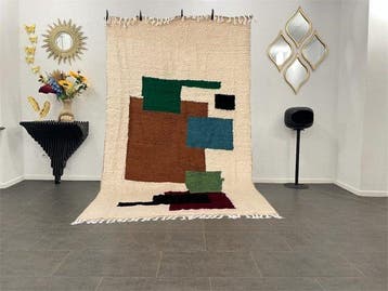 Tapis en laine berbère fait main - Tapis - 259 cm - 150 cm -, Maison & Meubles