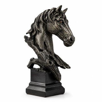 Decoratief ornament - Horse Head Bust Sculpture Majestic