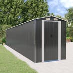 vidaXL Tuinschuur 192x1021x223cm gegalvaniseerd staal, Verzenden