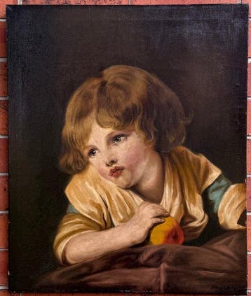 Jean-Baptiste Greuze (1725-1805) After - A Child With An, Antiek en Kunst