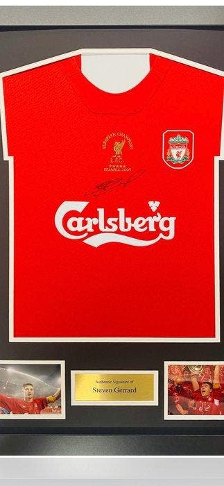 Liverpool - Signed by Steven Gerrard - Voetbalshirt, Collections, Collections Autre