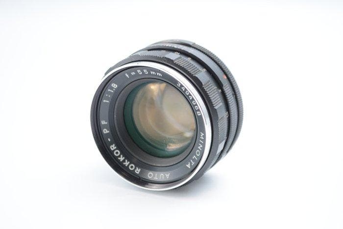 Minolta Auto ROKKOR-PF 55mm F1.8 II Cameralens, TV, Hi-fi & Vidéo, Appareils photo analogiques