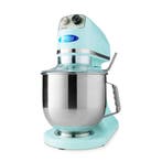 Mixer planétaire - 7 L - jusquà 2 kg de pâte - bleu, Verzenden