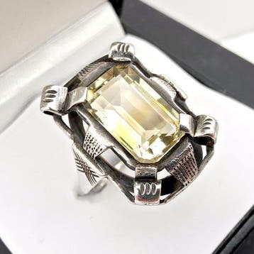 Zilver - Ring - Art Deco circa jaren ’40