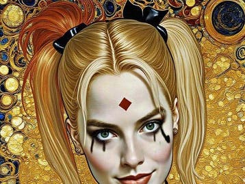 Jacob Hitt - does Harley Quinn Gold w/COA XXL