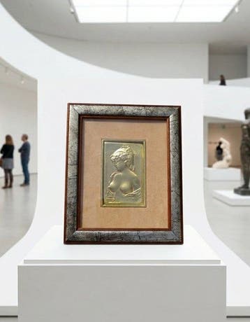 Italie. Édouard Manet laminated silver Plaquette (Sans prix