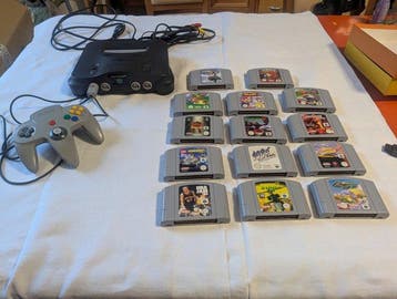 Nintendo - N64 - Videogameconsole + games - Zonder originele, Games en Spelcomputers, Nieuw
