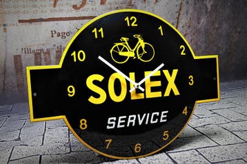 Emaille Klok Solex, Verzamelen, Verzenden, Nieuw