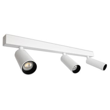 Spots opbouw Vigo 3-lichts Opbouwspot Wit Binnenverlichting, Verzenden, Nieuw