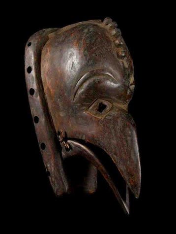 vogelsmasker - Chokwe - DR Congo (Zonder minimumprijs), Antiquités & Art