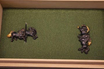 Zwaard - Brons, Koper, menuki paar - Japan - Edo Periode