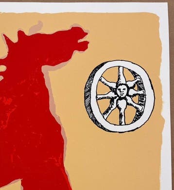 Jörg Immendorff (1945–2007) - Ohne Titel (Pferd, Affe, Rad)