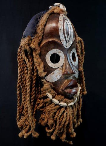 Masque tribal - Dan Singer Mask - 38 cm - Côte d’Ivoire