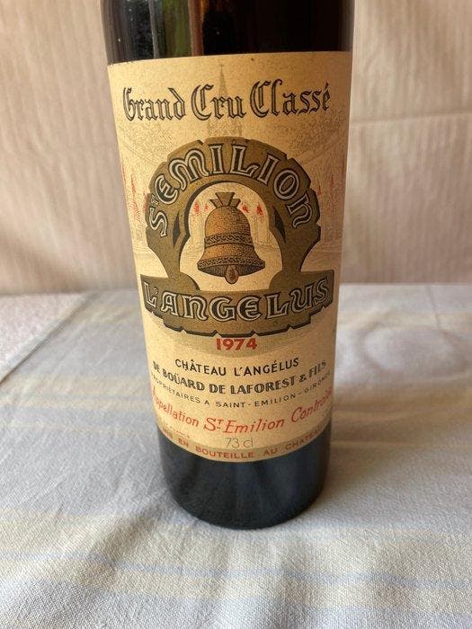 1974 Château lAngélus - Bordeaux, Saint-Émilion Grand Cru, Collections, Vins