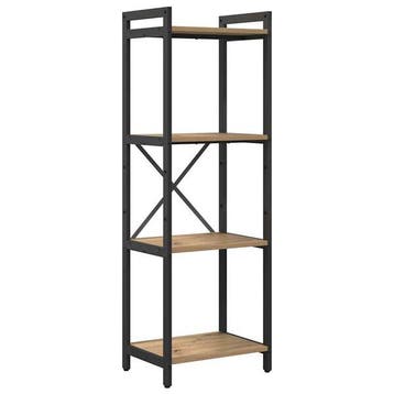 Bibliotheque style industriel bois - Retour client -33%, Verzenden, Nieuw