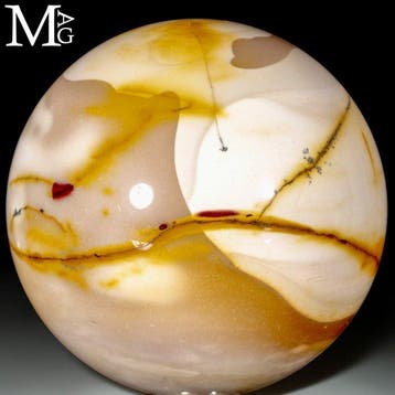 Gepolijste Mookaite Jasper Bol - Aardetinten en dynamische, Collections