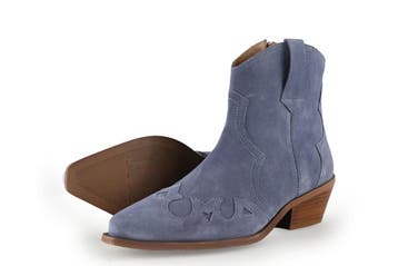 Manfield Cowboy laarzen in maat 38 Blauw, Kleding | Dames, Schoenen, Zo goed als nieuw, Manfield, Verzenden, Blauw
