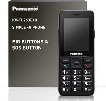 Panasonic 4G GSM met SOS | Tweede kansje | Sla je slag, Verzenden, Zonder abonnement, Zonder simlock