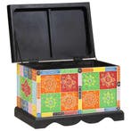 vidaXL Opbergbox Multikleur 60 x 40 x 40 cm Massief, Verzenden, Nieuw