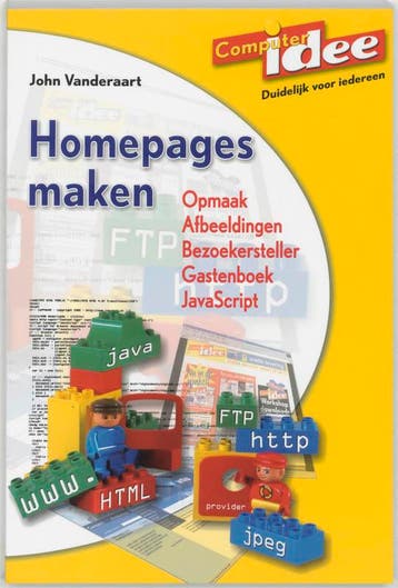 Homepages maken / Computeridee 9789059400337 J. Vanderaart, Verzenden, Zo goed als nieuw, J. Vanderaart
