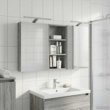 vidaXL Badkamerkast set 3 pcs 110 x 10,5 x 60,5 cm Bewerkt, Verzenden