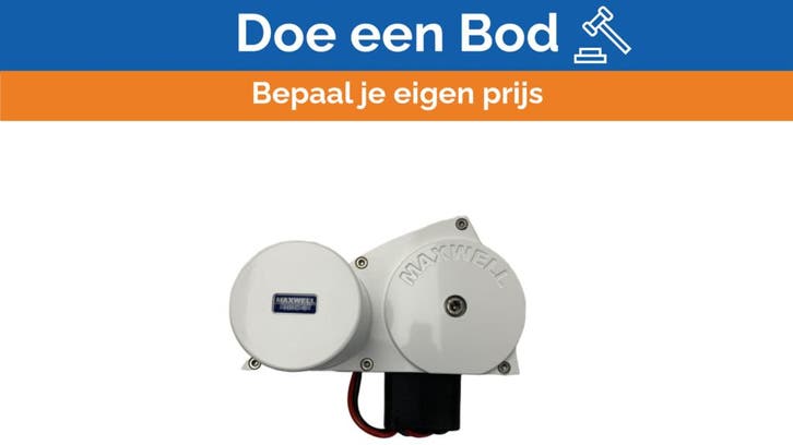 Bieden: Maxwell P102816 HRC-8 8 mm electric, Sports nautiques & Bateaux, Accessoires navigation, Enlèvement ou Envoi
