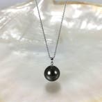 Halsketting Zilver Parel - Big Tahiti RD Ø 14 MM, Nieuw